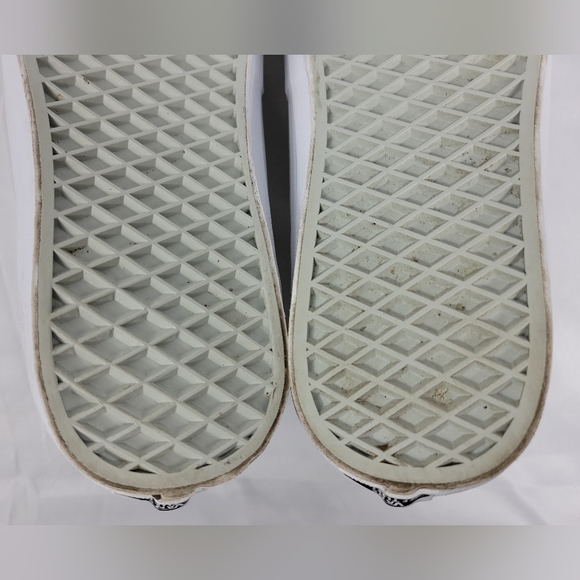 Vans Off The Wall High Top Shoes Mens Size 13 All White Lace Up Sneakers 721356 - Picture 11 of 12